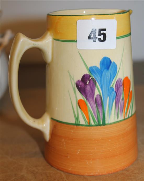 Clarice Cliff crocus jug